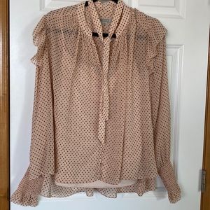 All Saints  Polka Dot Blouse